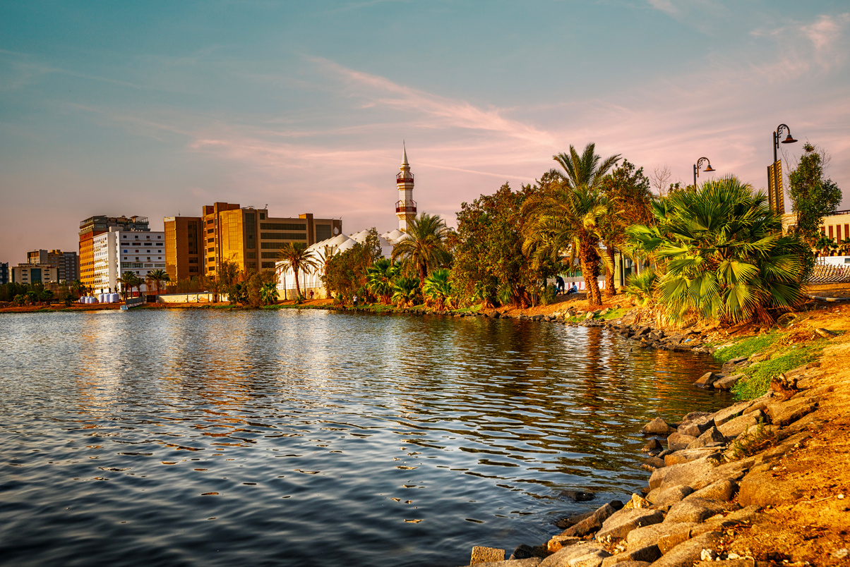 Corniche in old town Jeddah